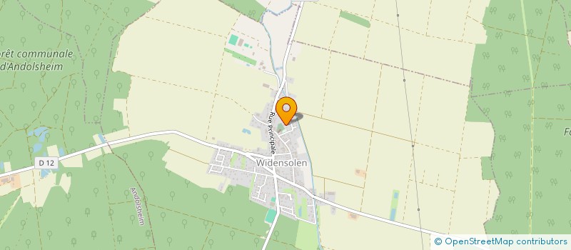 localisation de l'entreprise MADAME NADINE GALMICHE  WIDENSOLEN