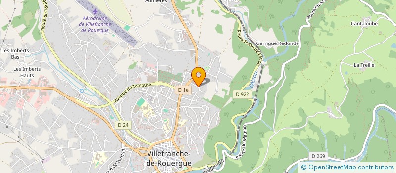 localisation de l'entreprise MADAME NADINE GANNAC  VILLEFRANCHE-DE-ROUERGUE