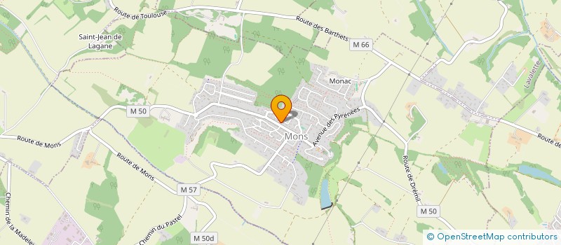 localisation de l'entreprise MADAME NADINE GARCIA  MONS