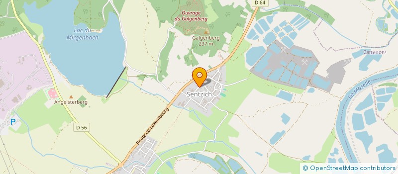 localisation de l'entreprise MADAME NADINE GARNAVAULT  CATTENOM