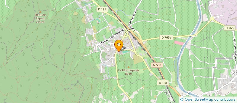 localisation de l'entreprise MADAME NADINE GASQUET à BAGNOLS-SUR-CEZE