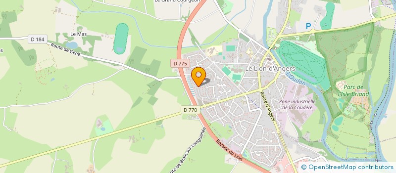 localisation de l'entreprise MADAME NADINE GAUDIN  LE LION D'ANGERS