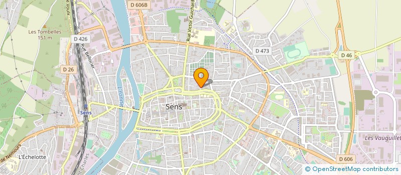 localisation de l'entreprise MADAME NADINE GAUDOT à SENS