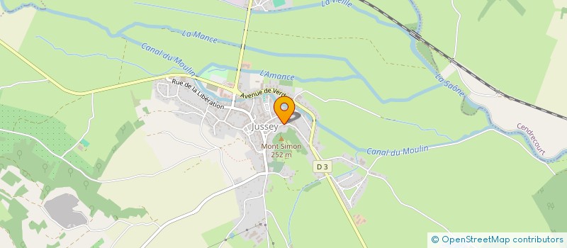 localisation de l'entreprise MADAME NADINE GENY  JUSSEY