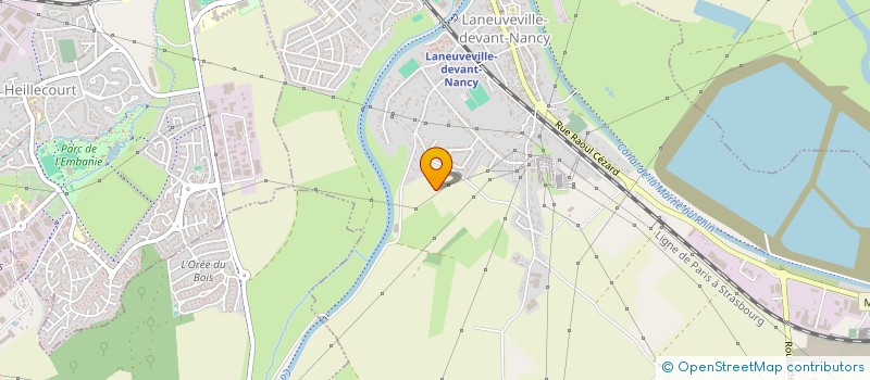 localisation de l'entreprise MADAME NADINE GEORGE  LANEUVEVILLE-DEVANT-NANCY