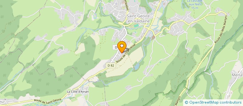 localisation de l'entreprise MADAME NADINE GERCHKOVICH  SAINT-GEOIRE-EN-VALDAINE