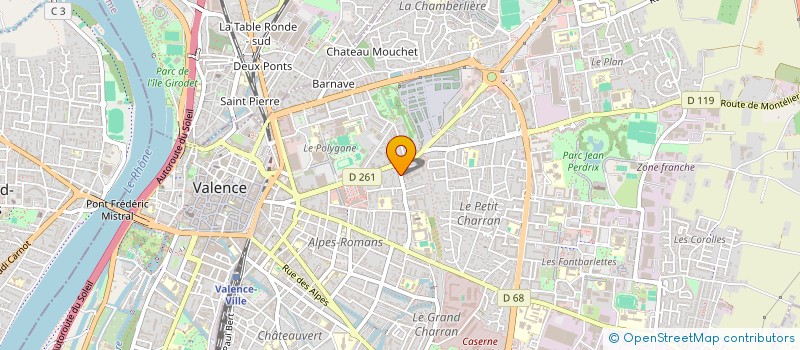 localisation de l'entreprise MADAME NADINE GHOUGASSIAN  VALENCE