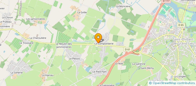 localisation de l'entreprise MADAME NADINE GILLES  SAINT-PHILBERT-DE-GRAND-LIEU