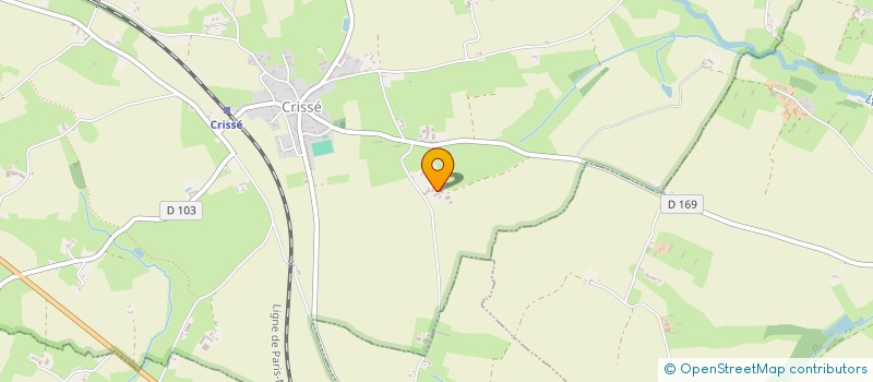 localisation de l'entreprise MADAME NADINE GILOT  CRISSE