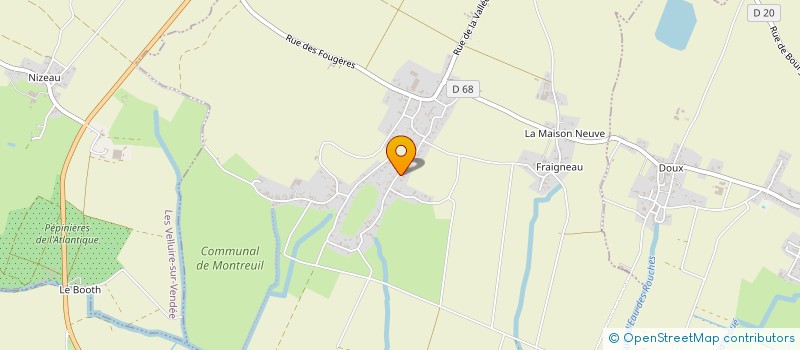 localisation de l'entreprise MADAME NADINE GIRARD  MONTREUIL