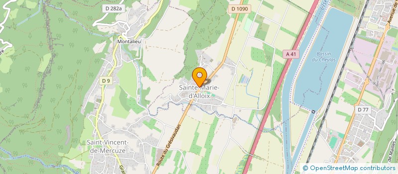 localisation de l'entreprise MADAME NADINE GIRAUD  SAINTE MARIE D'ALLOIX