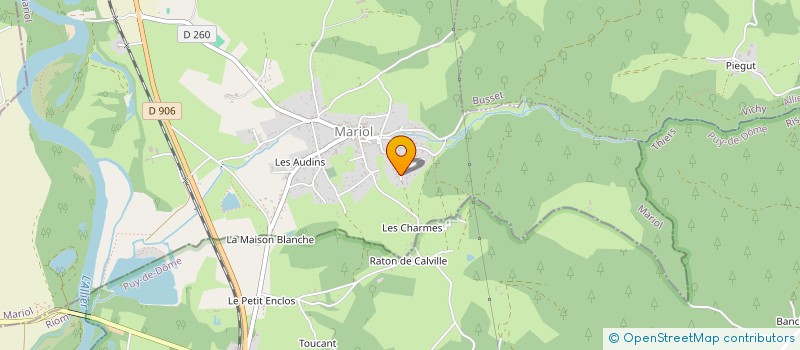 localisation de l'entreprise MADAME NADINE GIRAUD à MARIOL