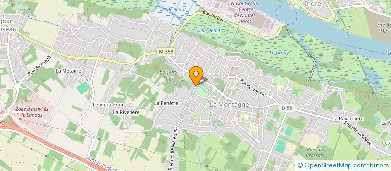 localisation de l'entreprise MADAME NADINE GOBIN  SAINT-JEAN-DE-BOISEAU