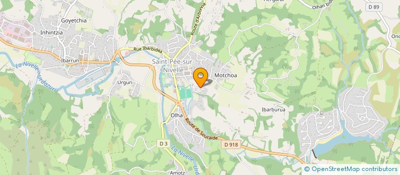 localisation de l'entreprise MADAME NADINE GOMEZ  SAINT-PEE-SUR-NIVELLE
