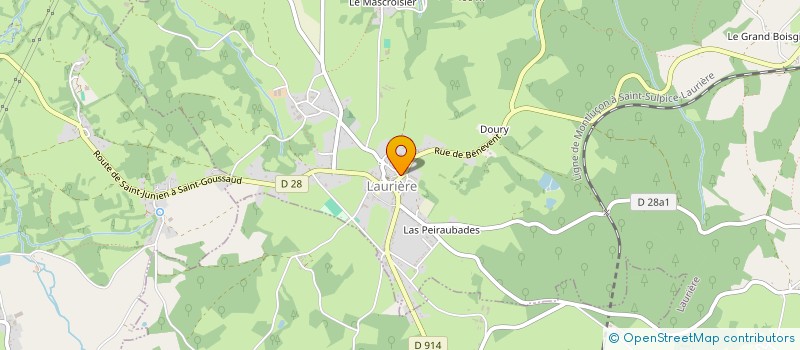 localisation de l'entreprise MADAME NADINE GORENCY  LAURIERE