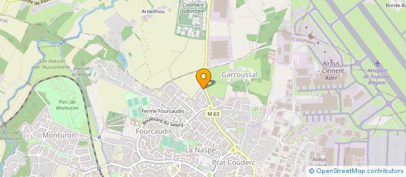 localisation de l'entreprise MADAME NADINE GOSSE à COLOMIERS