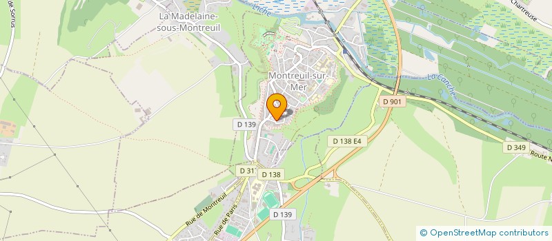 localisation de l'entreprise MADAME NADINE GREMONT  MONTREUIL-SUR-MER