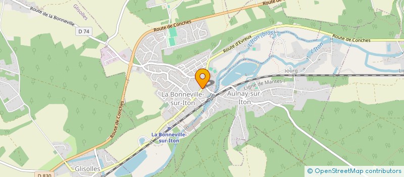 localisation de l'entreprise MADAME NADINE GREMONT  GAUDREVILLE-LA-RIVIERE