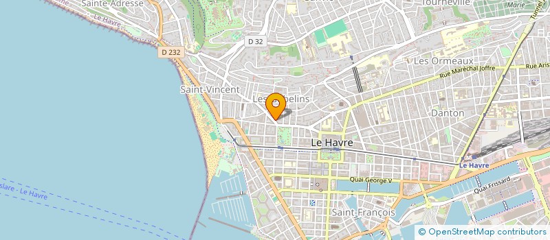 localisation de l'entreprise MADAME NADINE GRENET  LE HAVRE