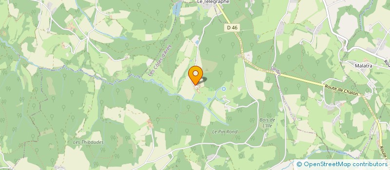 localisation de l'entreprise MADAME NADINE GRENOUILLER  LES COTES-D'AREY