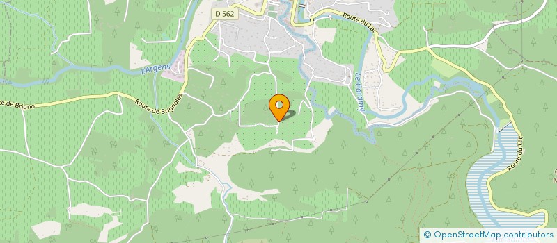 localisation de l'entreprise MADAME NADINE GROSSO à COTIGNAC