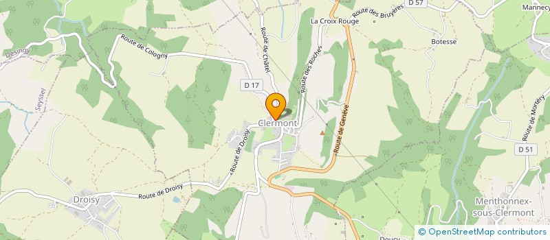 localisation de l'entreprise MADAME NADINE GRUFFAT  CLERMONT