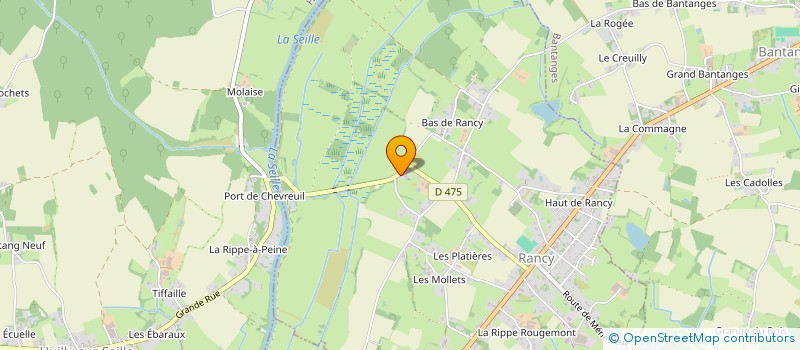 localisation de l'entreprise MADAME NADINE GUDEFIN  RANCY