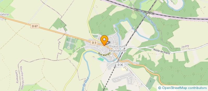 localisation de l'entreprise MADAME NADINE GUERLACH  THIAUCOURT-REGNIEVILLE