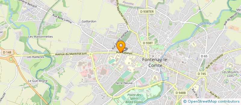 localisation de l'entreprise MADAME NADINE GUERY à FONTENAY LE COMTE