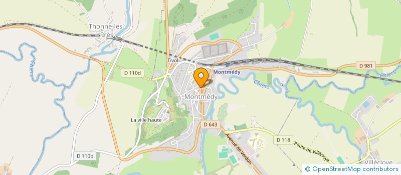 localisation de l'entreprise MADAME NADINE GUETAZ à MONTMEDY