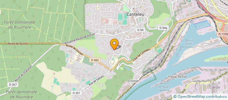 localisation de l'entreprise MADAME NADINE GUIAKORA  CANTELEU