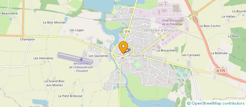 localisation de l'entreprise MADAME NADINE GUILLOIS  OMBREE D'ANJOU