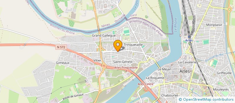 localisation de l'entreprise MADAME NADINE GUILLOT-PATRIQUE à ARLES
