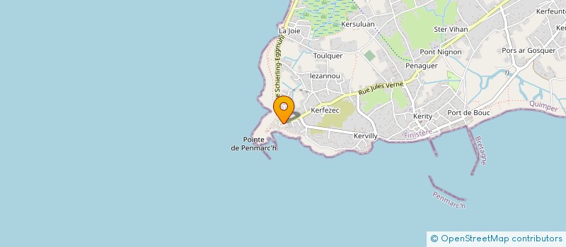 localisation de l'entreprise MADAME NADINE GUILLOU  PENMARCH
