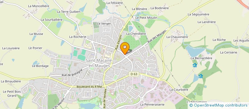 localisation de l'entreprise MADAME NADINE GUIMBRETIERE à SEVREMOINE