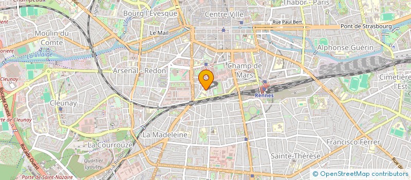 localisation de l'entreprise MADAME NADINE GUIONNET  RENNES