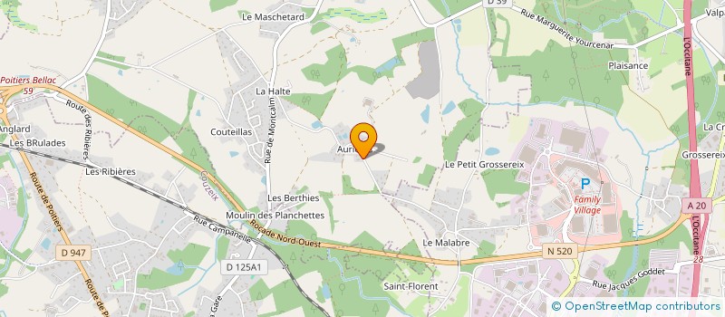 localisation de l'entreprise MADAME NADINE GUTIERREZ à CHAPTELAT