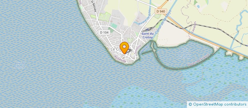 localisation de l'entreprise MADAME NADINE GUYOT à LE CROTOY