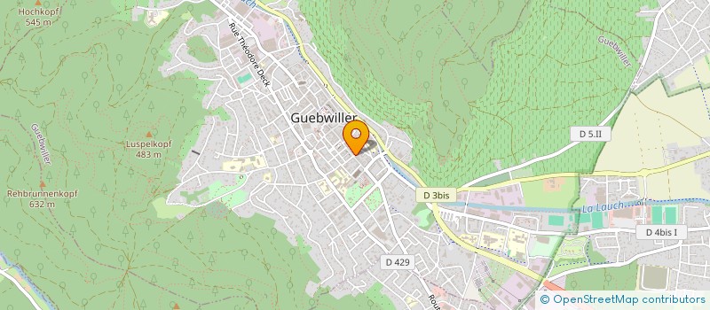 localisation de l'entreprise MADAME NADINE HAEFFLER  GUEBWILLER