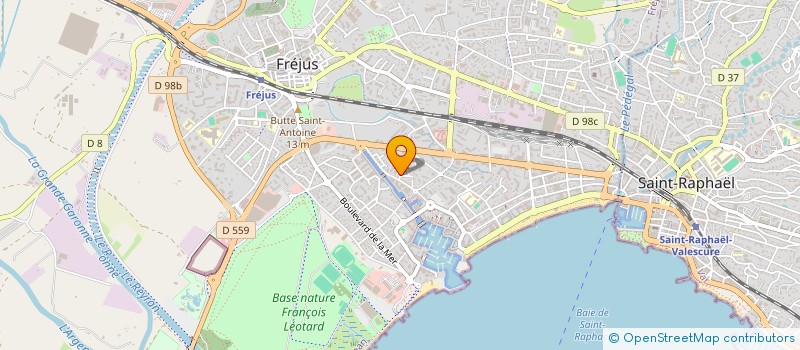 localisation de l'entreprise MADAME NADINE HANNACHI à FREJUS