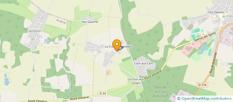 localisation de l'entreprise MADAME NADINE HAUMONT à HERBIGNAC