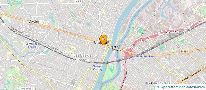 localisation de l'entreprise MADAME NADINE HAUTRIVE à CHATOU