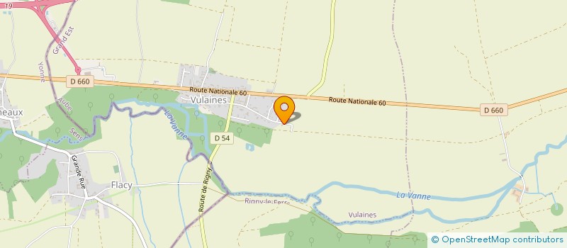 localisation de l'entreprise MADAME NADINE HAVOT  VULAINES