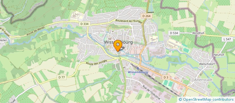 localisation de l'entreprise MADAME NADINE HEISE  WISSEMBOURG