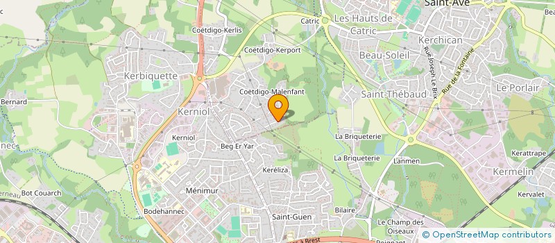 localisation de l'entreprise MADAME NADINE HEURTEL  SAINT-AVE