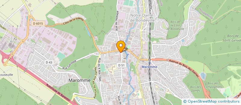 localisation de l'entreprise MADAME NADINE HOBA  MAROMME