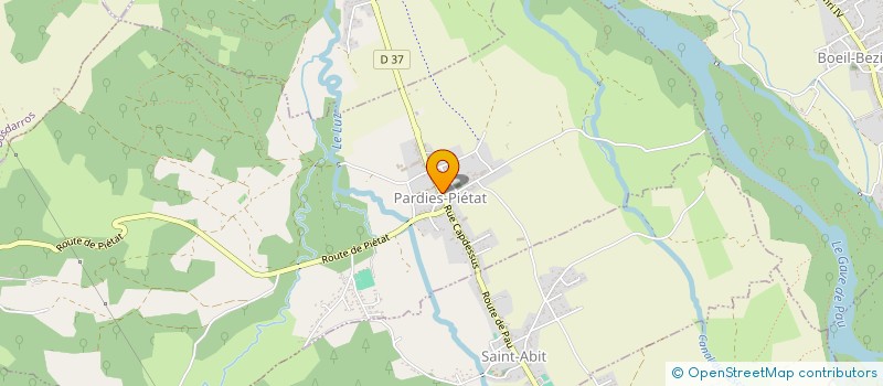 localisation de l'entreprise MADAME NADINE HOURQUET  PARDIES-PIETAT