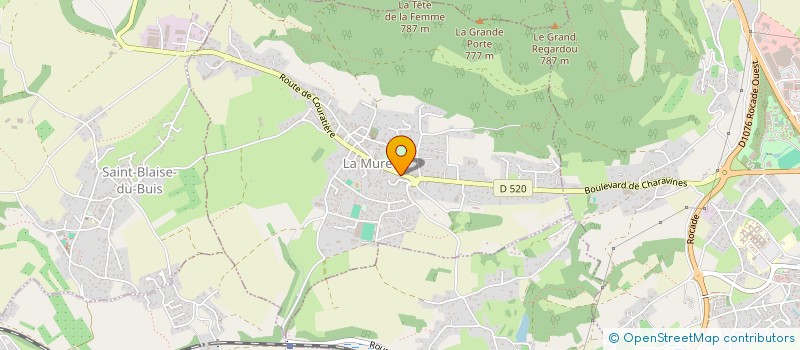 localisation de l'entreprise MADAME NADINE HUBOUD-PERON à LA MURETTE