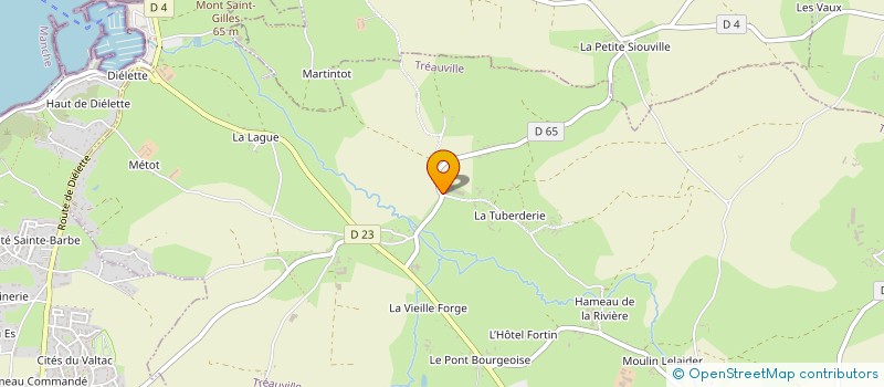 localisation de l'entreprise MADAME NADINE HUET  TREAUVILLE