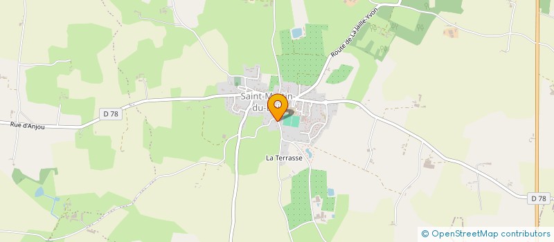 localisation de l'entreprise MADAME NADINE HUPIN  SEGRE-EN-ANJOU BLEU